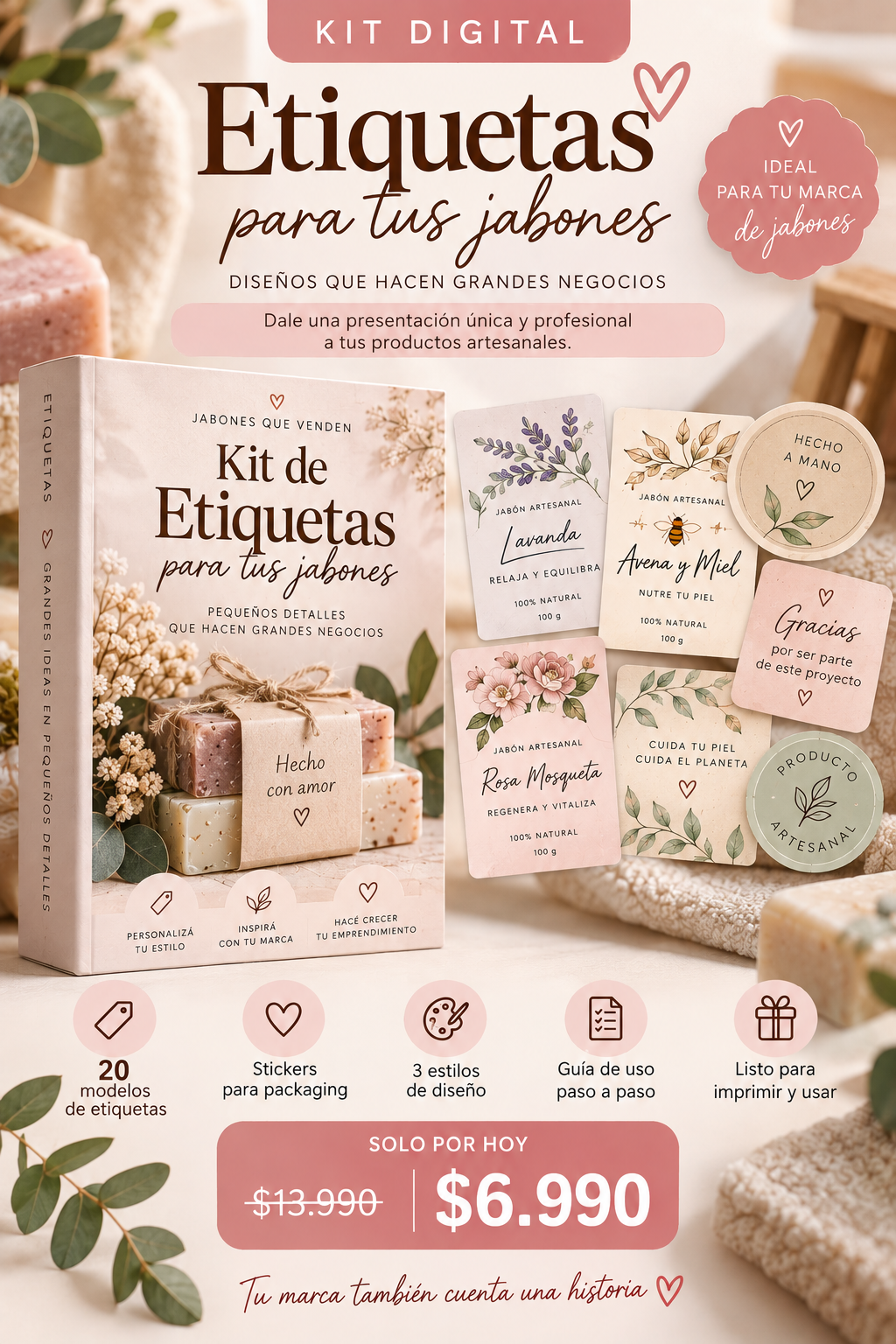 Kit Digital para tu Marca de Jabones